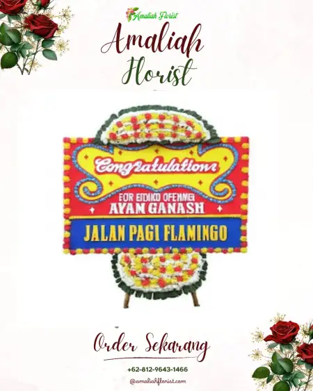 Sewa Papan Bunga Toma