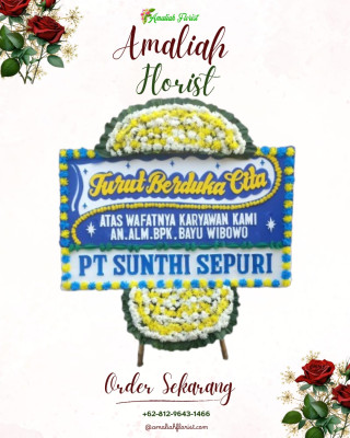 Papan Bunga Duka di Toma